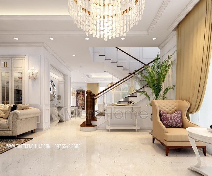 Cầu thang kính cường lực
